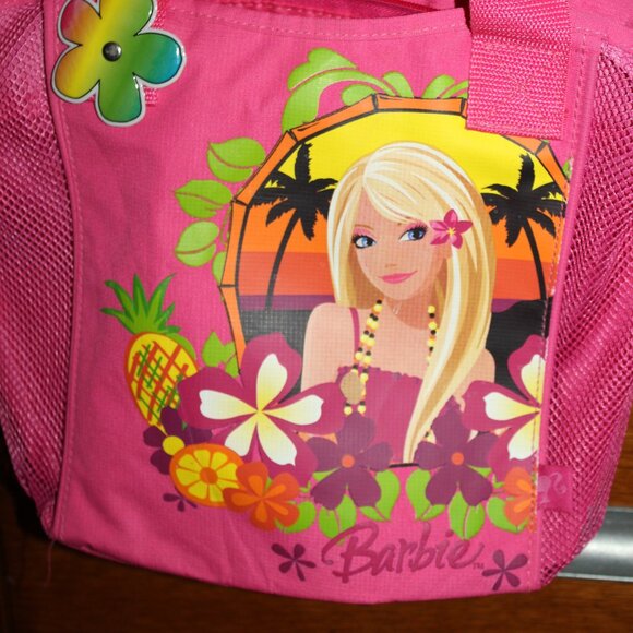 2009 Barbie Tote Bag Kid Size Pink - Picture 2 of 7